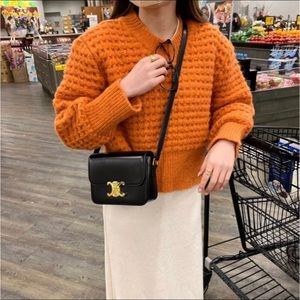 Korean orange sweater